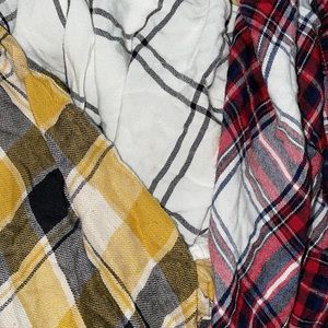 Set of 3 Flannels